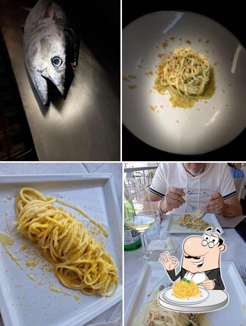 Spaghetti alla carbonara al Trattoria Pizzeria La Lampara