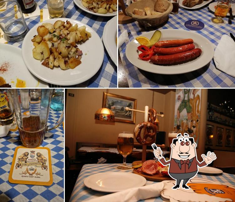 Platti al Birreria Ristorante Tedesco Zum Loeweneck