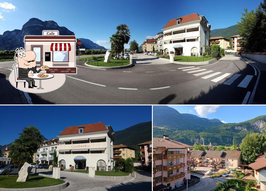 Gli esterni costituiscono una caratteristica importante di Hotel Comfort Erica Dolomiti Val d'Adige