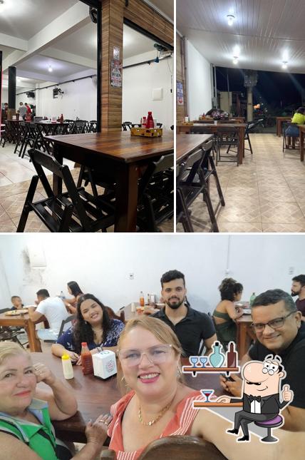 O interior do Dailso Pizzaria - Tiradentes