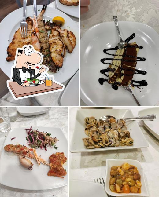 Cibo al Ristorante Laguna Blu