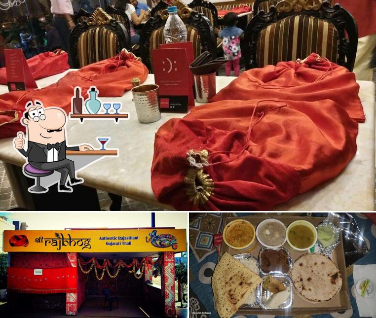 Shree Rajbhog is distinguished by interior and food