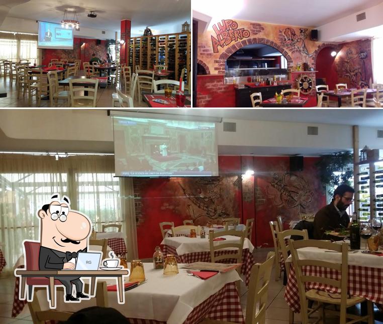 Gli interni di Braceria ristorante Lupo Alberto