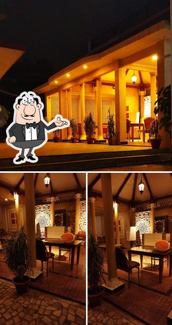 The picture of interior and exterior at Rasoi Restaurant Pure Veg