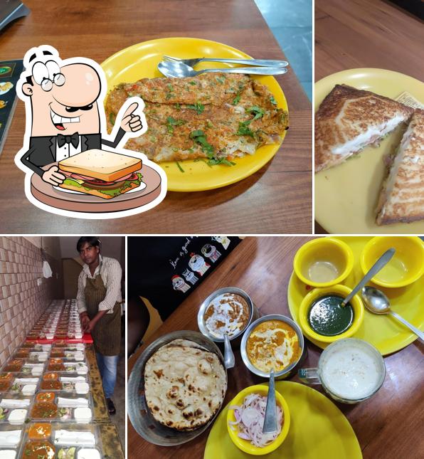 Grilled cheese sandwich at Hot Pan