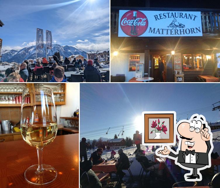 Gli interni di Restaurant Matterhorn Riederalp