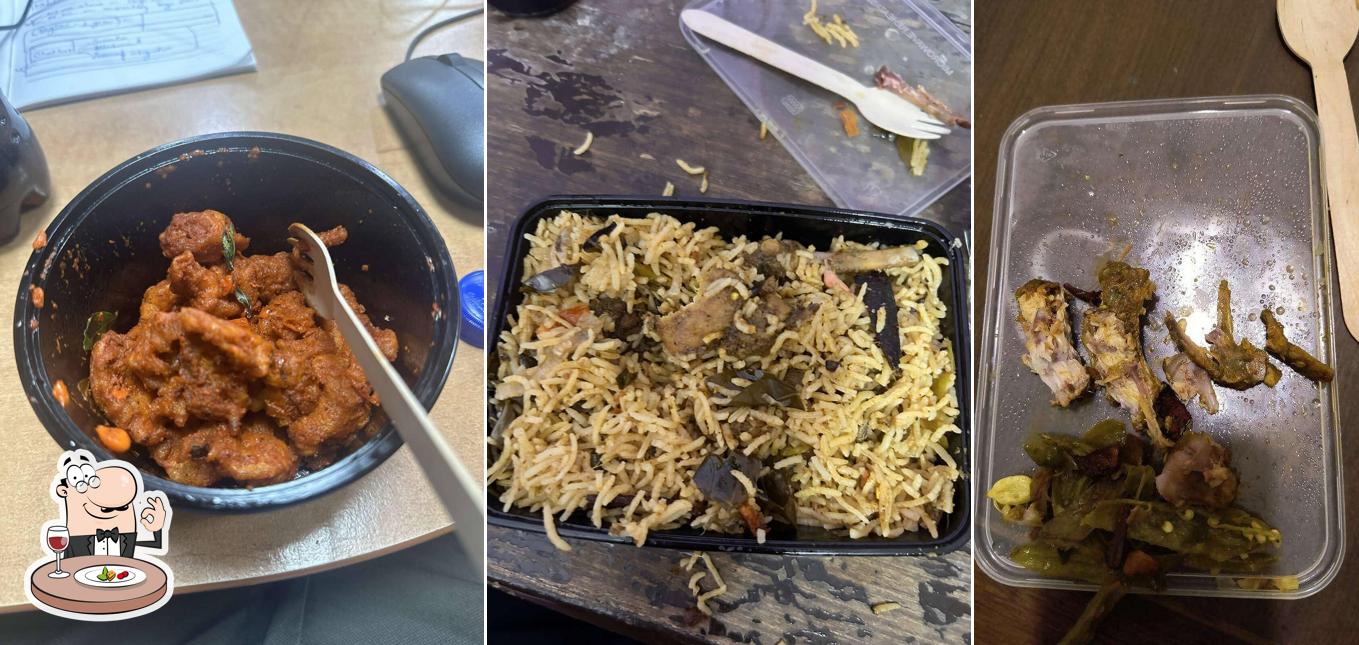 Food at Andhra Kodi Pulao