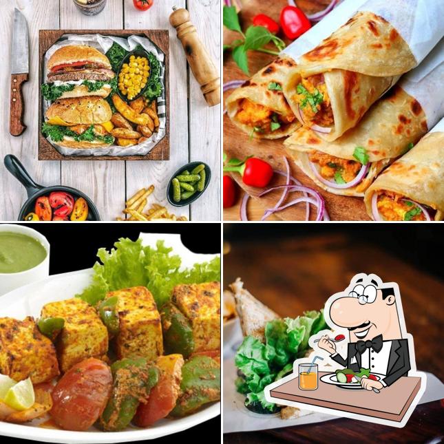 Food at Bluetick Cafe