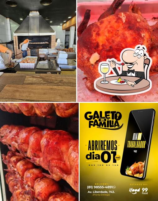 Comida em Galeto Amélia