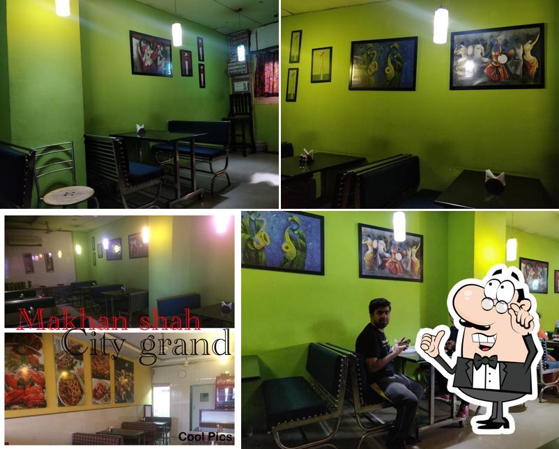 The interior of Makhan Shah family restaurant