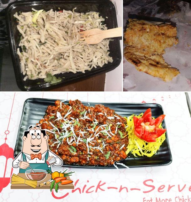 Spaghetti bolognese at Chick n Serve Family Restaurant