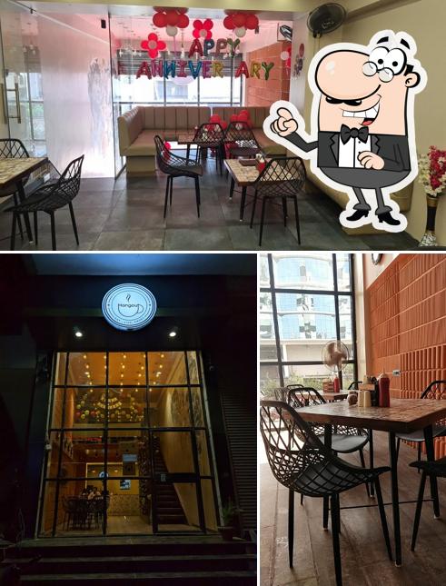 The interior of Hangout Cafe