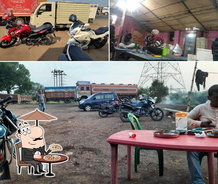 You can get some fresh air at the outside area of Pahalwan Hotel, Asansol