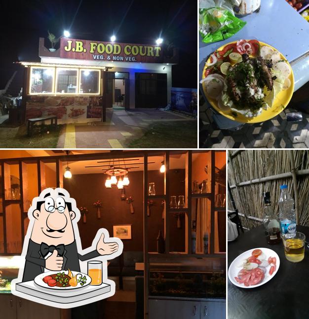 The restaurant's food and drink