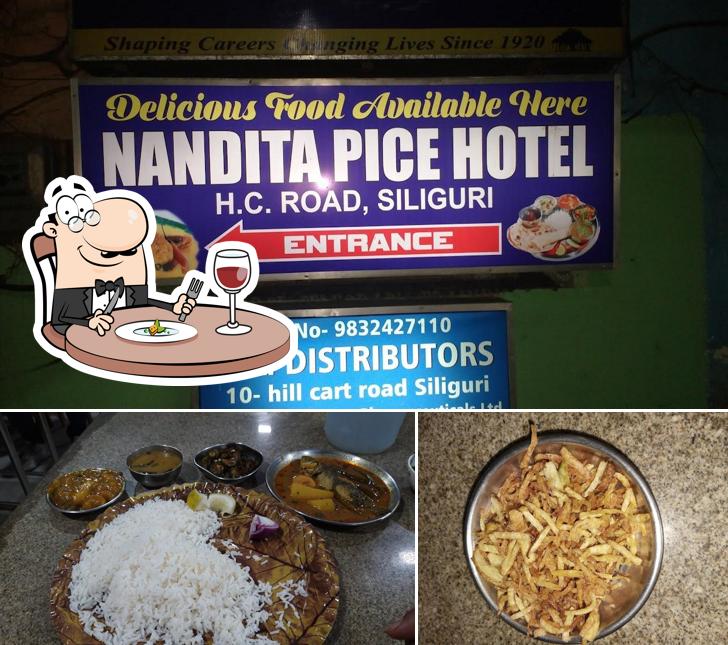 Meals at Nandita Piece Hotel