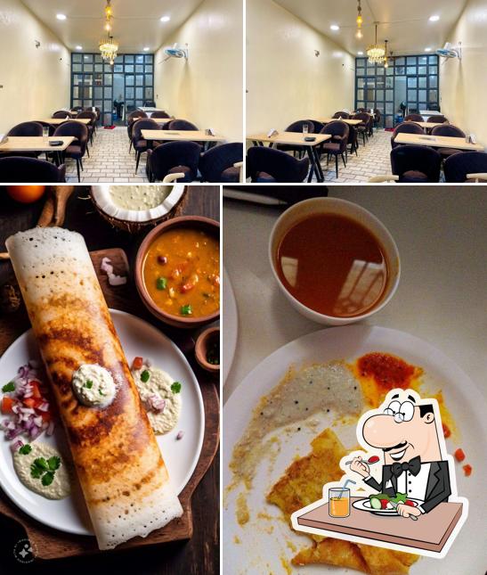 Among various things one can find food and interior at Tirupati Dosa