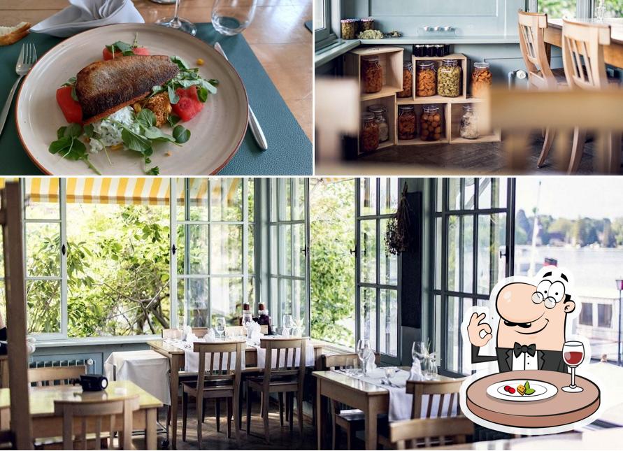 Dampfschiff si caratterizza per la cibo e interni