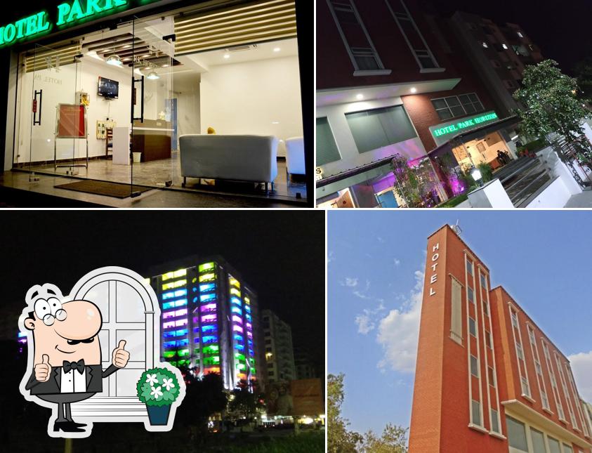You can get some fresh air outside Hotel Park Horizon