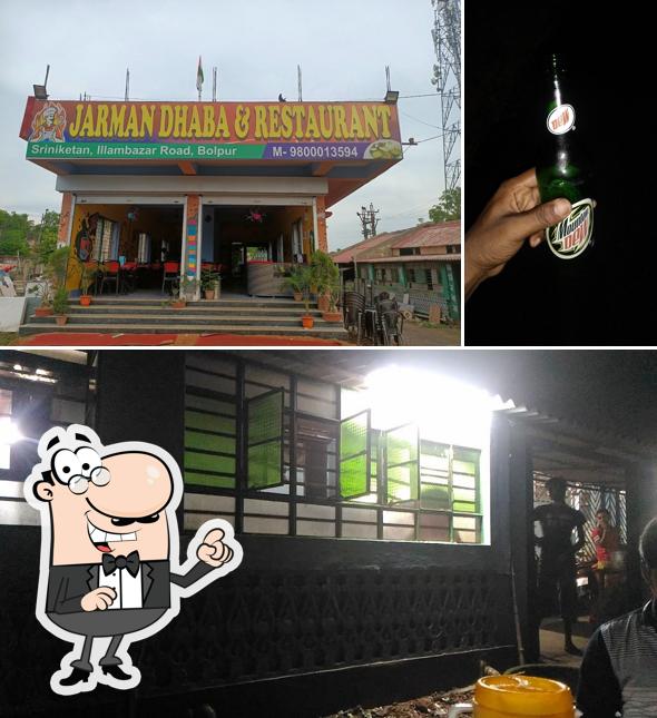 The image of exterior and beer at Jarman Dhaba