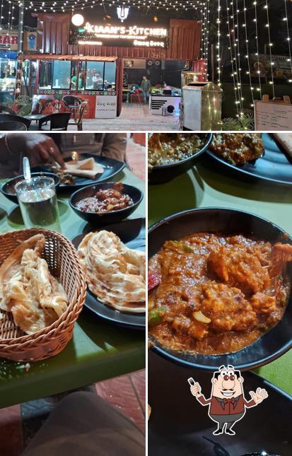 This is the image depicting food and interior at Kiaan's Kitchen