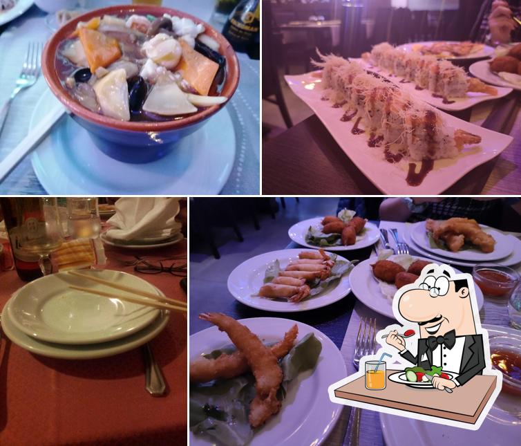 Cibo al Ristorante Cinese Sushi La Muraglia