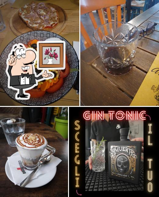 Dai un'occhiata agli interni di Caffè Four oz