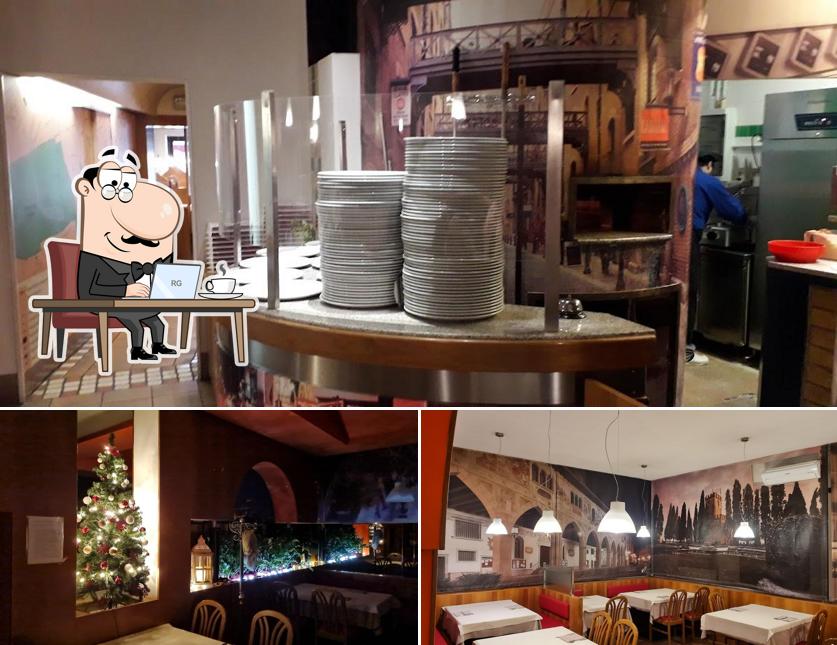 Gli interni di Pizzeria Metropolis