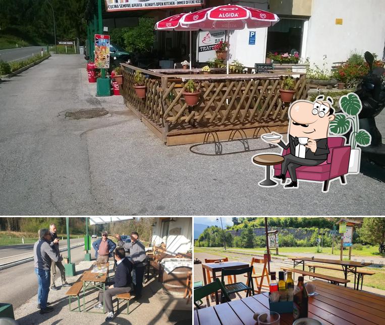 Gli interni di Bar Trattoria Genziana