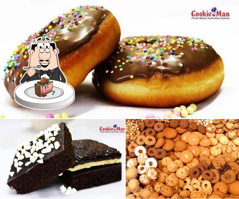 Chocolate cake at Cookie Man