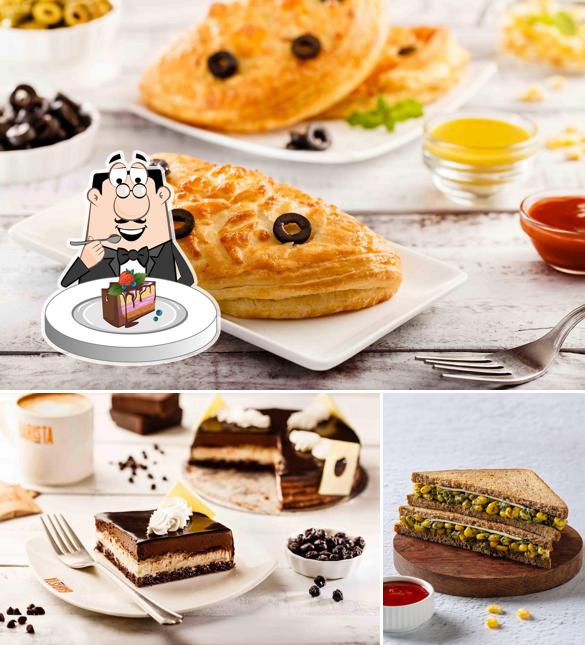 Chocolate cake at Barista Coffee