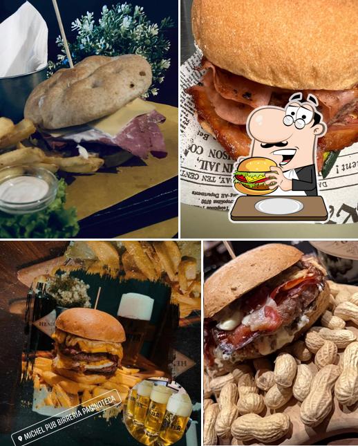 Prova un hamburger a Michel Pub - Birreria - Paninoteca - Stuzzicheria