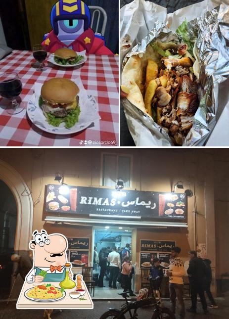 Questa è la foto che presenta la cibo e esterno di Rimas Pub