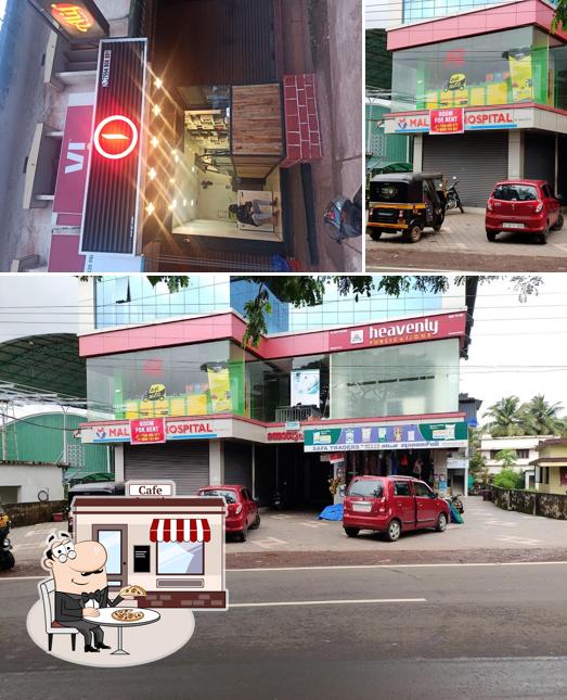 The exterior of Alif Cafe
