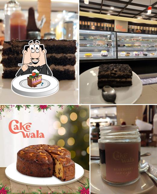 Chocolate cake at Cakewala Bakery and Cafe