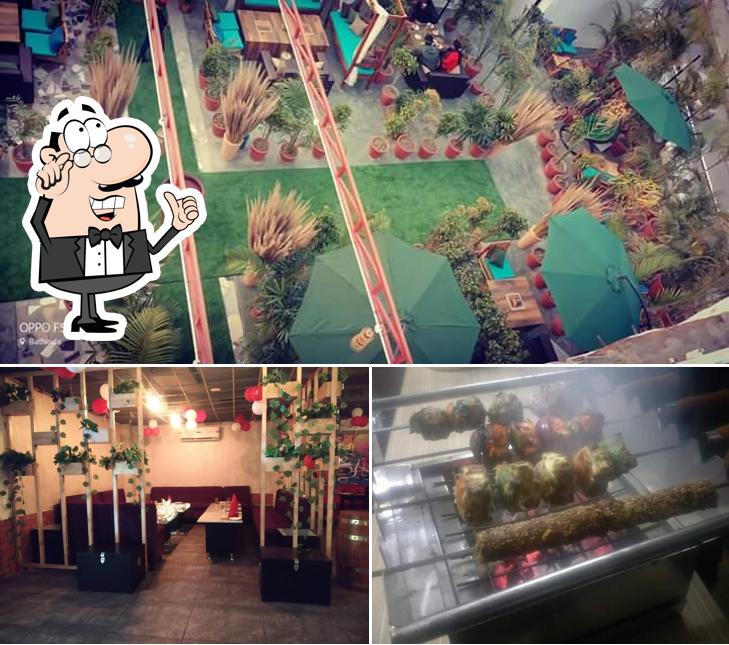 This is the photo showing interior and exterior at THE SMOKED BBQ