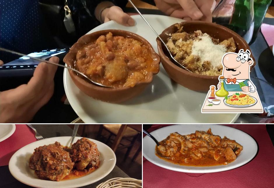 Cibo al Antica Hostaria dei Ghiottoni