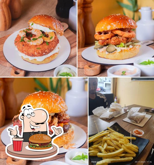 Consiga um hambúrguer no F.Brito Gourmand