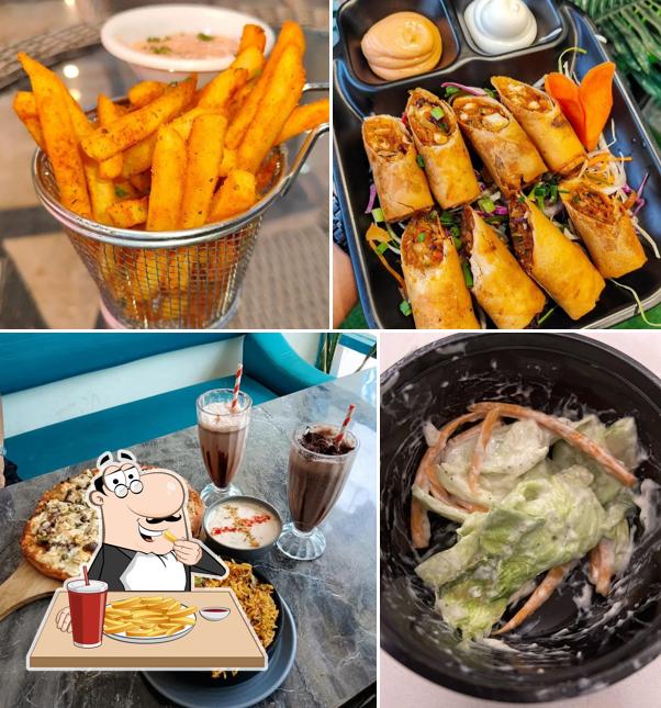 French fries at K Lounge