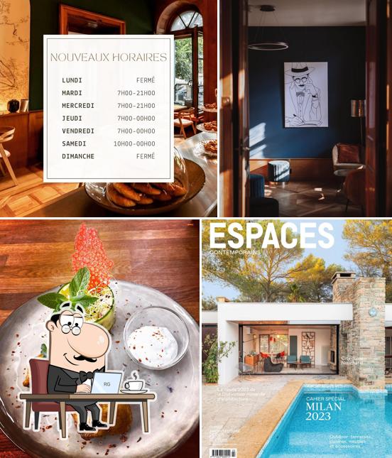 Dai un'occhiata agli interni di Café Villa Castellane