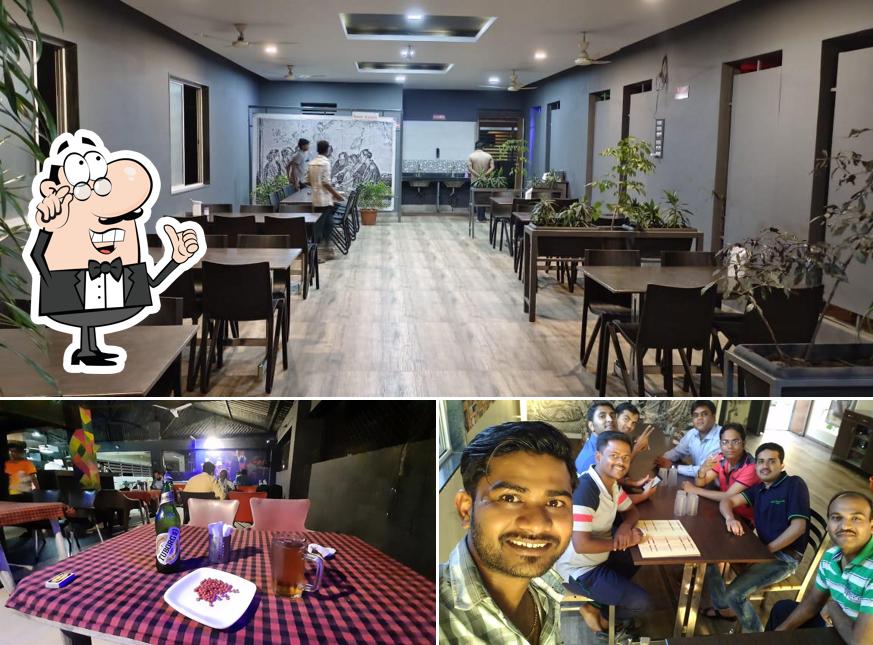 The interior of Hotel Dhanraj