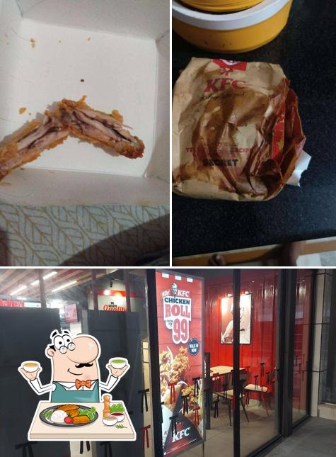 The image of KFC’s food and interior