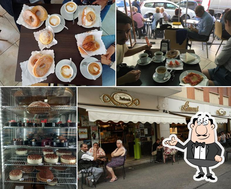 Gli interni di Pasticceria Linari
