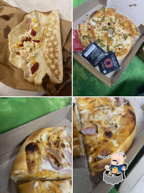 Food at Makin's Pizza