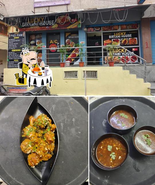 The photo of Lucky Biryani House’s food and exterior