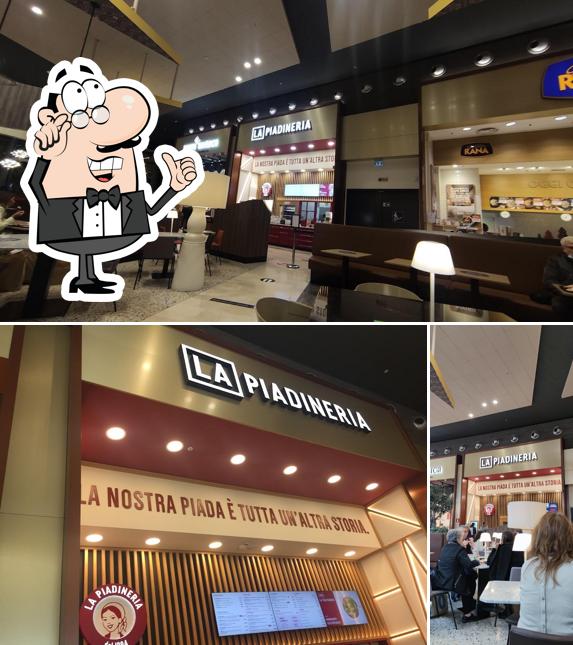 Gli interni di La Piadineria