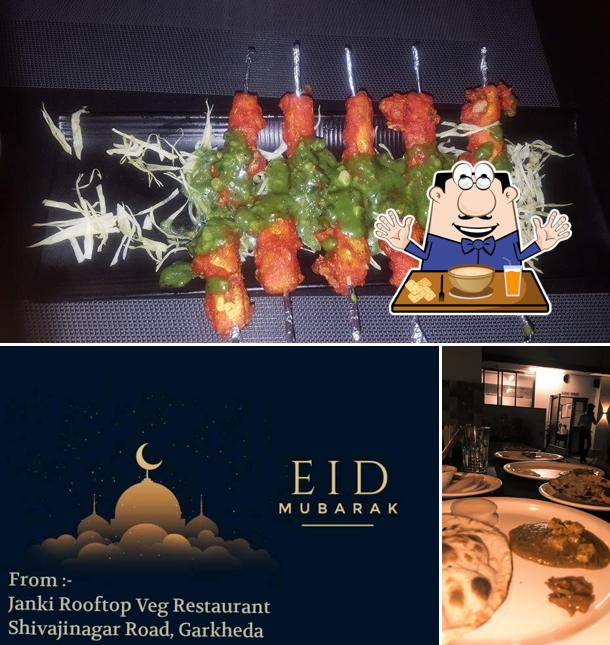 Take a look at the image depicting food and exterior at Palkhi RoofTop Veg Restaurant