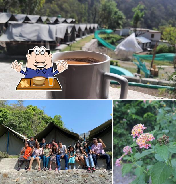 The restaurant's food and beverage