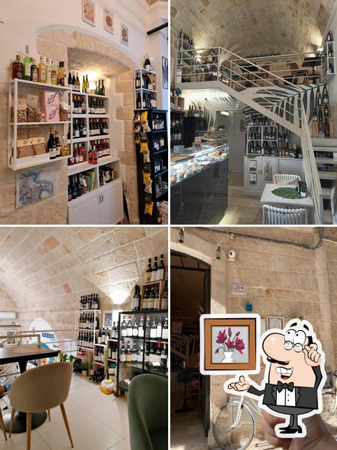 Gli interni di La Vite Turchese Monopoli - Wine Bar