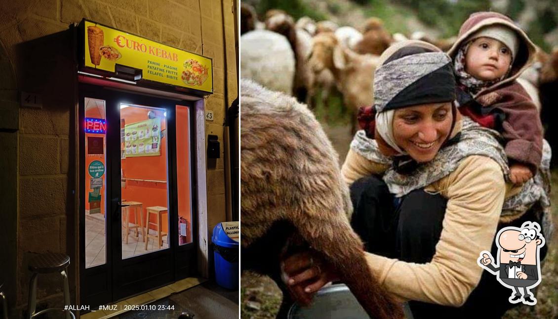 Gli interni di Euro Kebab