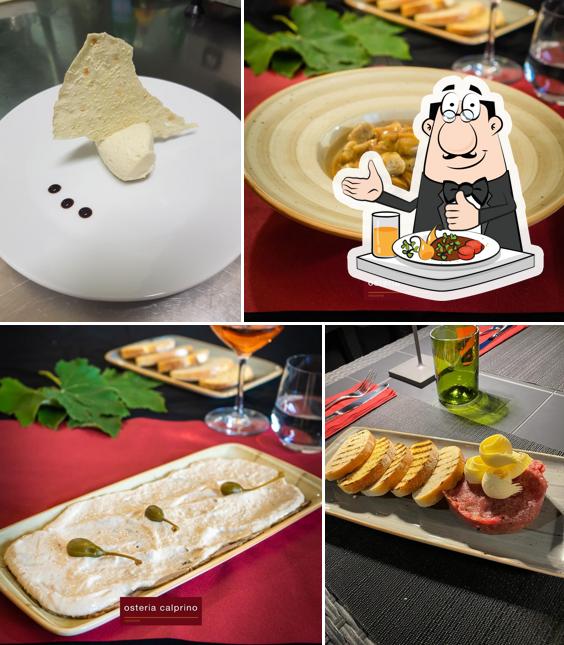 Platti al Osteria Calprino